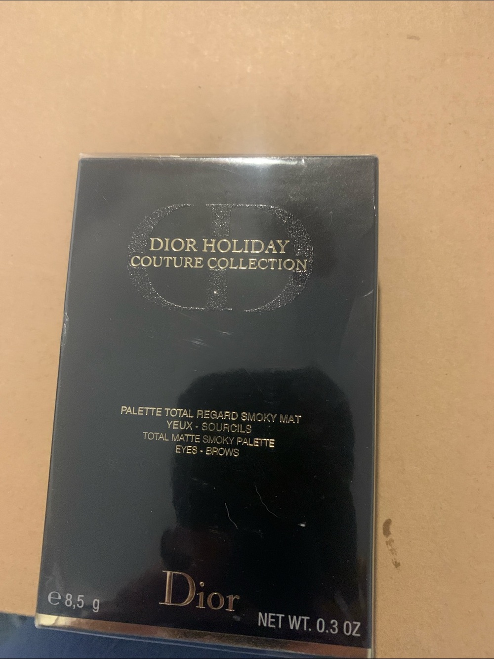 Dior Holiday Couture Collection Matte Smoky Palette - Black & Gold